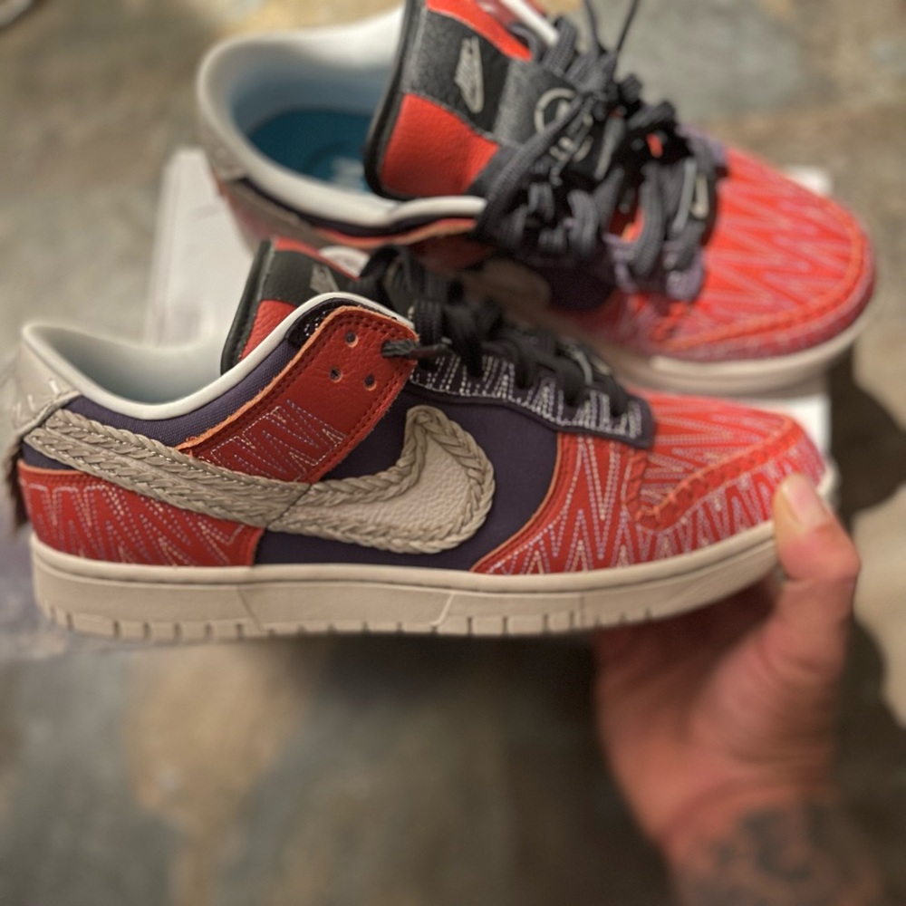 Brand New Dunk Low N7 Custom Size 10.5